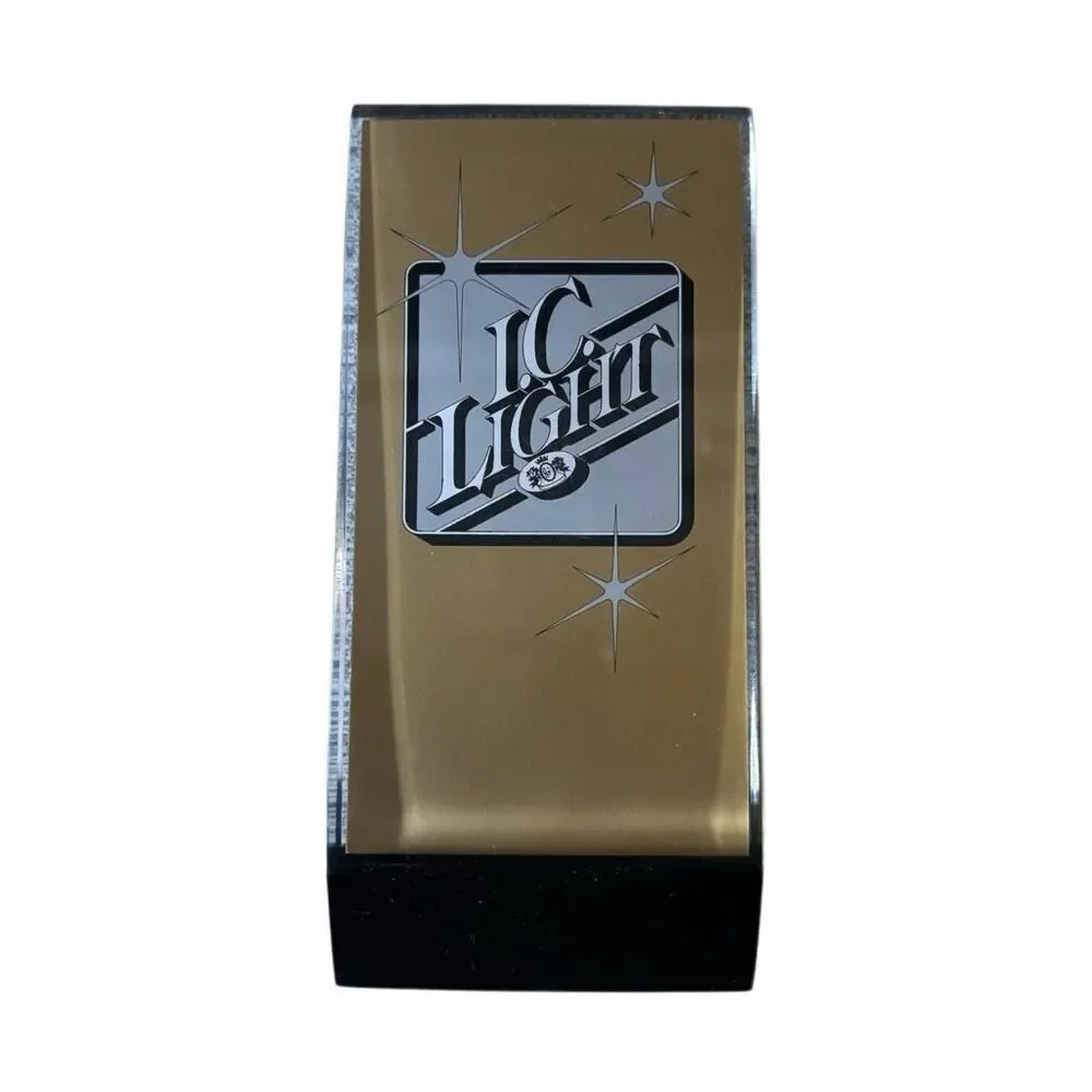 I.C. Light Vintage Acrylic Beer Tap Handle Pittsburgh Brewing Company